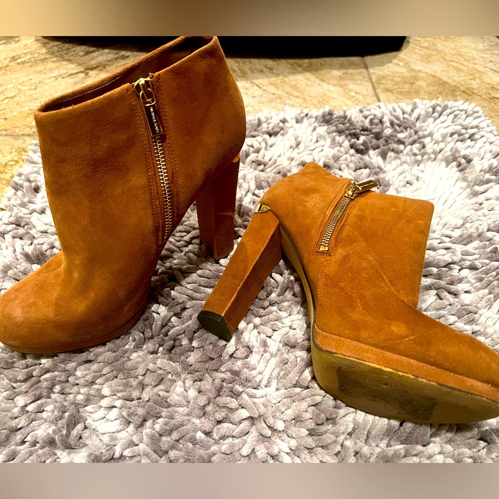 Michael Kors suede ankle booties